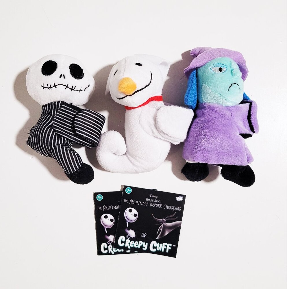 The Nightmare Before Christmas Creepy Cutie Cuff Lot Jack Skellington Zero Shock